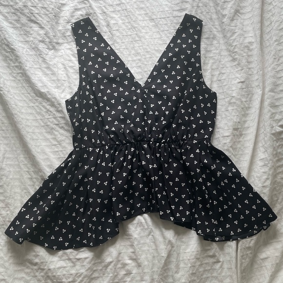 Lewit Silk Peplum Blouse - Picture 7 of 9